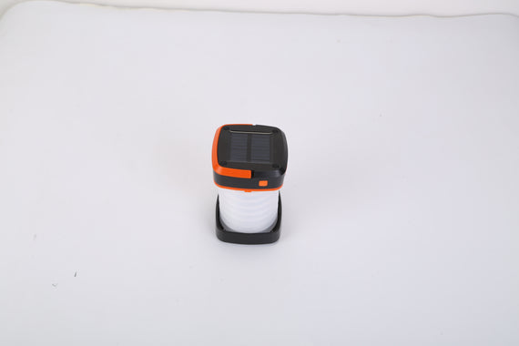 Solar LED Camping Lantern | Collapsible Tent Lamp | USB Rechargeable Portable Light | Perfect for Hiking, Fishing & Outdoor Adventures