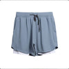 Gym Clothing Men Quick Dry 2 In 1 Gym Shorts Men Polyester Spandex Breathable Shorts Men Liner Running Fitness Shorts