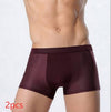 Ice Silk Breathable Mesh Boxer Briefs for Men