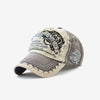 Men’s Embroidered Tiger Head Outdoor Sun Hat – Stylish & Protective Leisure Cap
