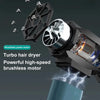2025 Newest Enhanced Violent Brushless Turbine Fan, Air Duster 130,000RPM High Speed Mini Blower, 4-speed Adjustable Power Turbine Jet Fan, Portable Dust Collector For Cleaning Electronics, Cars, Home