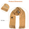 Electric Heated Winter Scarf USB Heating Neck Wrap Unisex Heated