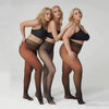 One-line True See-through Leggings Fleece-lined Warm Women's Outer Wear Pantyhose
