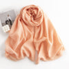 Pure Color Artificial Cashmere Scarf Women's Winter High-grade ShawlTassel Warm Shawl