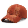 Street Hole Vintage Washed Baseball Cap for Men – Retro Cowboy Style