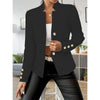 Women's Slim Fit Long Sleeve Blazer | Elegant Casual Business Jacket with Single-Breasted Design