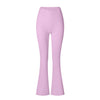 Brushed Flared V-waist Sports Tight Trousers