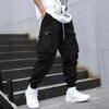 Men's Multi-Pocket Cargo Pants – Casual Hip-Hop Drawstring Trousers for Outdoor, Streetwear & Sports