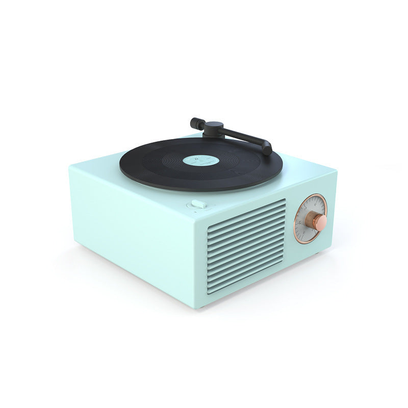 Mini Retro Phonograph Speaker: Vintage Style, Modern Bluetooth
