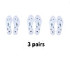 MagnetPlus Transparent Silicone Massage Insoles – Anti-Fatigue & Magnetic Therapy Support