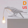 Artistic Resin Wall Lamp with Auspicious Bird Design
