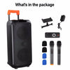 40W Multi Speaker, Light Rhythm Change, Bluetooth Remote Control, Plastic Rod Speaker
