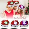 Christmas Decorations Non-woven Cartoon Applique Luminous Hat