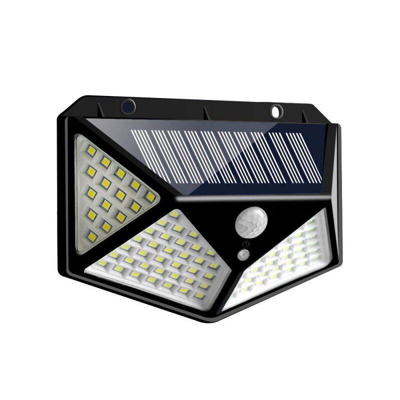 BrightBeam 100-LED Solar Wall Light