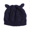 Autumn Winter Cat Ear Knit Beanie