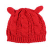 Autumn Winter Cat Ear Knit Beanie