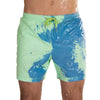 Magical Color-Changing Beach Shorts for Men | Quick-Dry Swim Trunks & Summer Swimwear