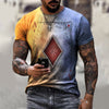 Stylish Playing Card Graphic Men’s Tee