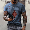 Stylish Playing Card Graphic Men’s Tee