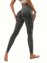 3 Pack Mesh Cut Out Leggings For Women Tights Breathable Workout Tummy Control Pants