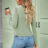 Women's Casual Lapel Blazer | Long Sleeve Button-Up Sport Jacket – Solid Color for Spring & Fall