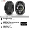 5Core 6x9 Car Speaker 800W 4Ohm 2 Way Coaxial Speaker W Super Tweeter Universal Fit For Vehicle