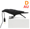 Artistic Resin Wall Lamp with Auspicious Bird Design