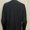 Plus Size Women's Collarless Blazer Jacket – Long Sleeve, Solid Color, Stylish & Minimalist Outerwear for Spring & Fall