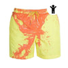 Magical Color-Changing Beach Shorts for Men | Quick-Dry Swim Trunks & Summer Swimwear