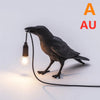 Artistic Resin Wall Lamp with Auspicious Bird Design