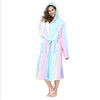 Women’s Plush Oversized Flannel Hooded Bathrobe | Thick, Soft & Warm Winter Nightwear