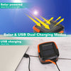 Solar Camping Lantern LED Collapsible Tent Lamp USB Rechargeable Portable Emergency Camping Light For Hiking Fishing Outdoor