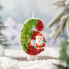 Santa Claus Digital Candle 0-9 Handmade Diy Decoration
