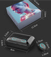 All-in-One Bluetooth Headset: Binaural Sound, Power Bank & Phone Stand