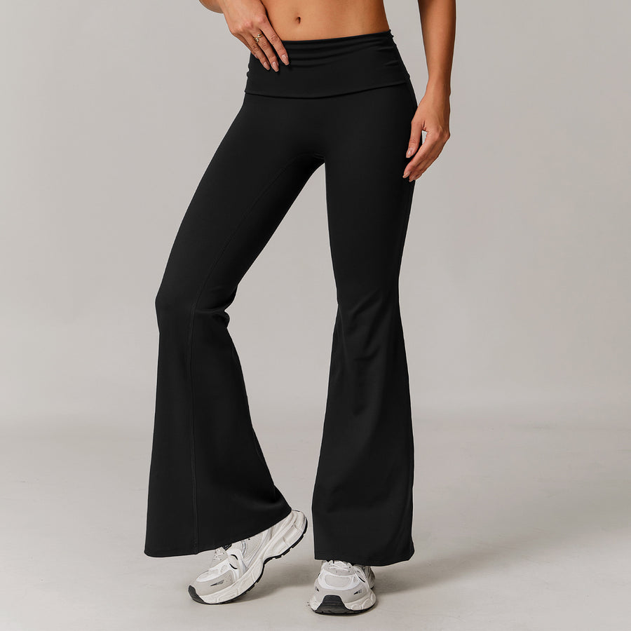 Women's Casual Folding High Waist Yoga Pants