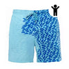 Magical Color-Changing Beach Shorts for Men | Quick-Dry Swim Trunks & Summer Swimwear