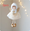 Christmas Winter Mesh Angel Big Eyes Girl Pendant