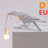 Artistic Resin Wall Lamp with Auspicious Bird Design