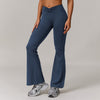 Nude Feel High Waist Hip Lift Yoga Bell-bottom Pants