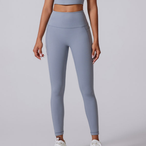 Double Pocket High Waist Yoga Trousers