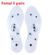 MagnetPlus Transparent Silicone Massage Insoles – Anti-Fatigue & Magnetic Therapy Support