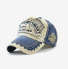 Men’s Embroidered Tiger Head Outdoor Sun Hat – Stylish & Protective Leisure Cap