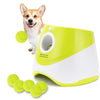 Only Supports Self Pickup  Dog Ball Thrower, Automatic Ball Launcher, Indoor-Outdoor Interactive Dog Toy With Three Scopes, Includes Balls And A Data Cable, Grey-Green