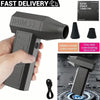 2025 Newest Enhanced Violent Brushless Turbine Fan, Air Duster 130,000RPM High Speed Mini Blower, 4-speed Adjustable Power Turbine Jet Fan, Portable Dust Collector For Cleaning Electronics, Cars, Home