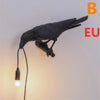 Artistic Resin Wall Lamp with Auspicious Bird Design