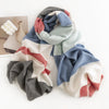 Pure Color Artificial Cashmere Scarf Women's Winter High-grade ShawlTassel Warm Shawl