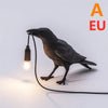 Artistic Resin Wall Lamp with Auspicious Bird Design