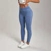 High Waist Slimming Hip Raise Tight Double Pocket Sports Casual Ankle Banded Pants