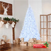 FCH 7ft 1346 Branches Automatic Tree Structure PVC Material 500 Lights Cool Color 8 Modes Christmas Tree White