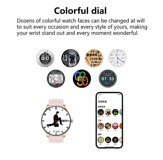 Smartwatch – Colorful 1.95” HD Screen | Bluetooth Calls | Heart Rate, SpO₂ & Sleep Tracker | 3ATM Waterproof Fitness Companion | iOS & Android Friendly